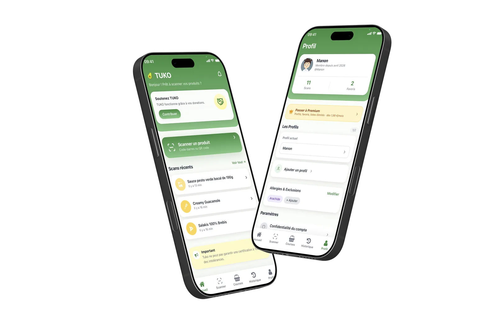Ios Compatible Barcode Scanner Tuko – Scanner Gluten, Lactose & Arachides | iOS & Android